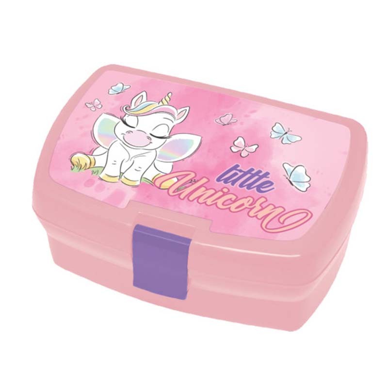 Cutie Sandwich, Little Unicorn, capacitate 630 ml, roz - imagine 3